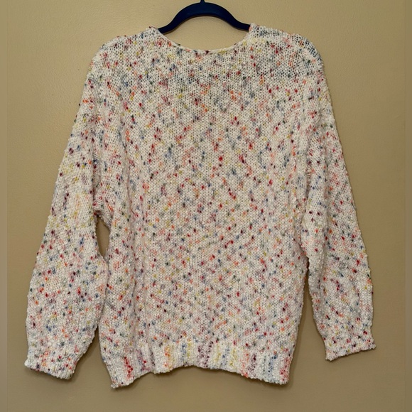 Colorful Speckled Knit Sweater - Picture 5 of 7